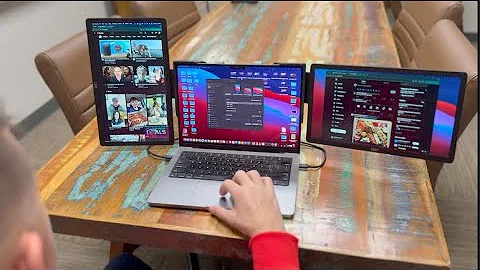 XEBEC Snap: Plug and Play Portable Tri-Screen Workstation for Windows and Macbook Pro!