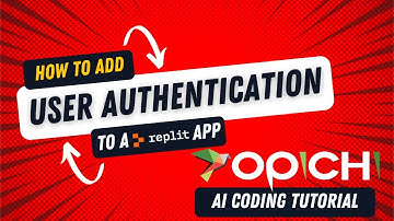Ai Tutorial: How to add user authentication to a Replit app after it’s built
