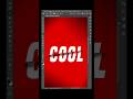 Adobe Photoshop Tips to create cutting effect on texts #trendingnow #photoshop #tricks #trending