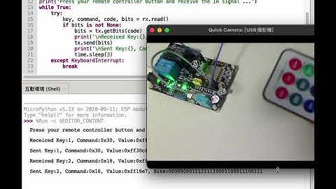 So Easy MicroPython - Difi ESP8266-IR Receiver & Sender - WF8266R