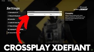 How to Enable / Disable Crossplay on XDefiant - PC, XBOX, PlayStation
