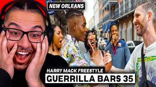 Harry Mack - A Freestyle Party On Bourbon Street | Guerrilla Bars 35 New Orleans pt. 2 | REACTION