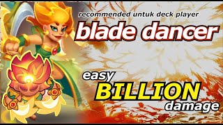Blade Dancer Vs Monk ll update rush royale ll game play