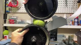 How Tennis Ball Machines Work (Silent Partner Edge Star)  @SPINPULSE