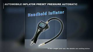 Automobile Tire Inflator Preset Pressure Automatic Inflation and Deflation Pump