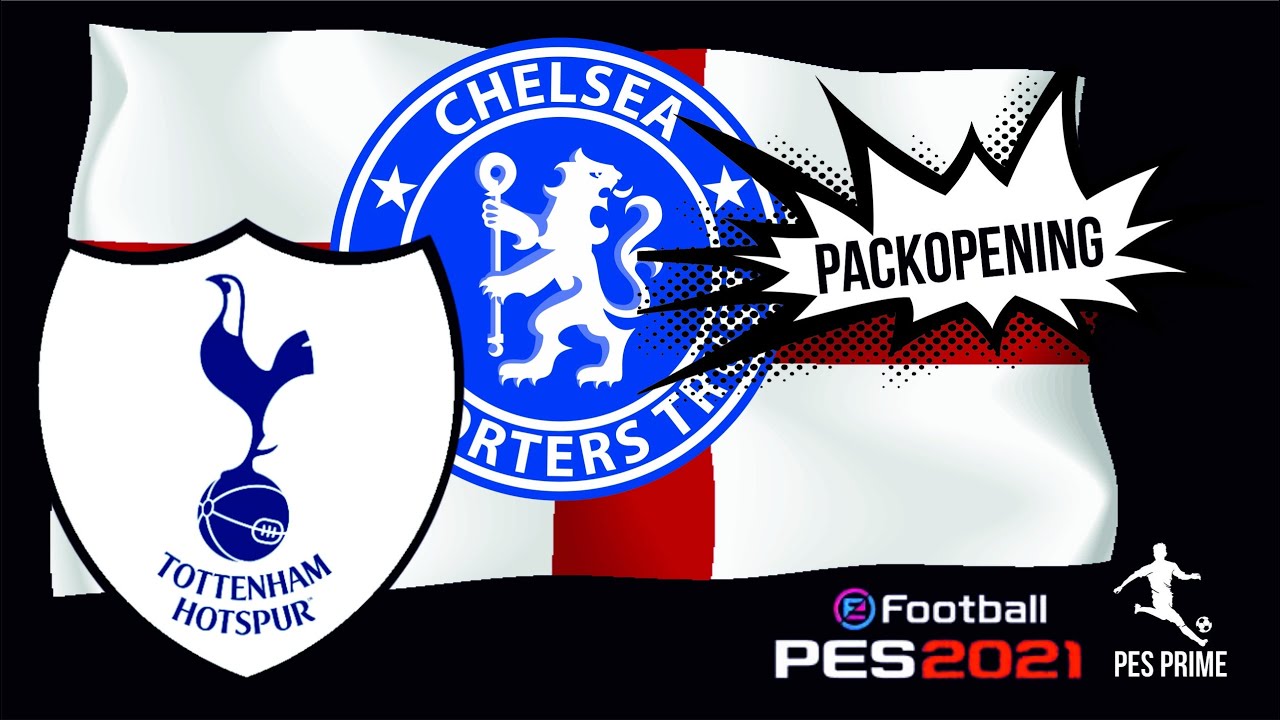 Пак опенинг игроков Челси и Тоттенхема Chelsea Tottenham Club Selection Pack Opening Pes Mobile 2021