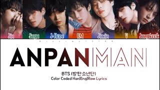BTS (방탄소년단) Anpanman (Colour coded lyrics Han/Rom/Eng)