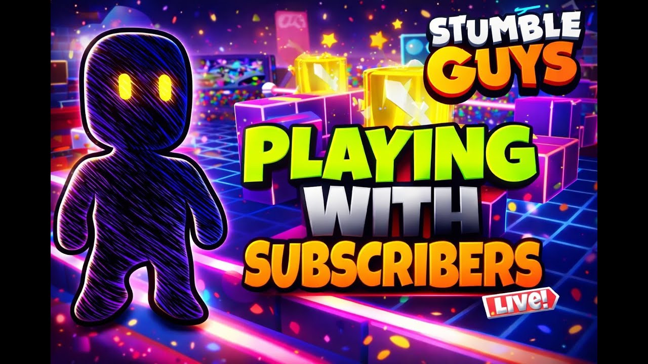 🔴STUMBLE GUYS WITH VIEWERS | BDT ‼️| ROAD TO 3K SUBS