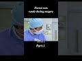 The doctor eats candy during surgery.  #shorts #viral image