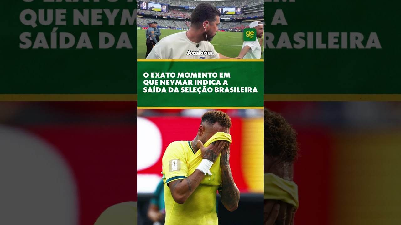 NEYMAR INDICA SAÍDA DA SELEÇÃO BRASILEIRA | #shorts | Copa do Mundo 2026 | ge tv
