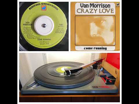 Van Morrison: Come Running, 1970 (Warner 7383) Vinyl 7“ 45 RPM Single record Elac 17H