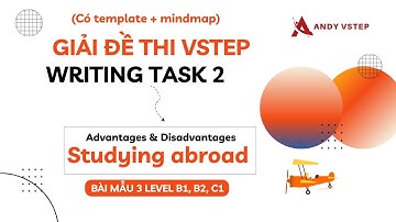 #1. STUDYING ABROAD | GIẢI ĐỀ THI THẬT VSTEP WRITING TASK 2 (CÓ TEMPLATE + MINDMAP)