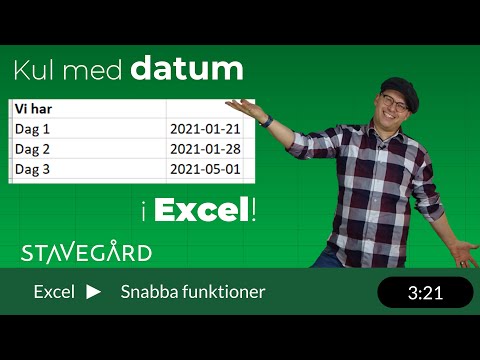 Video: Hur Man Tar Reda På Vilket Datum Som Faller På Vilken Veckodag