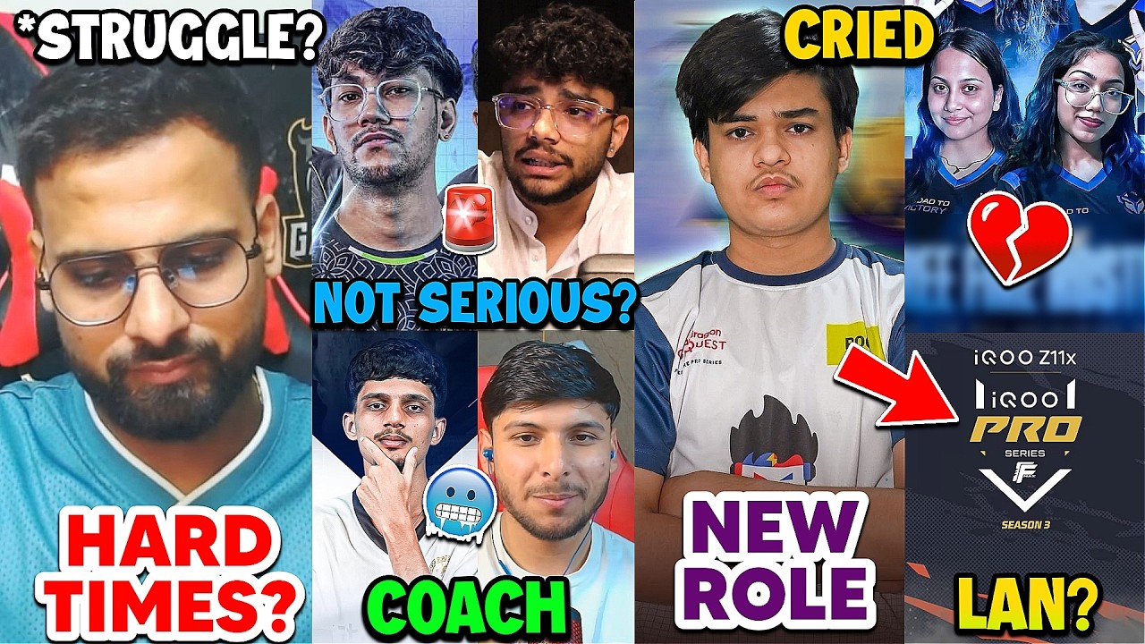 TSG Invited in IQOO Tournament?😳 New Coach Joined Gods Reign 🥶 Girls Emotional Need Opportunities?🚨