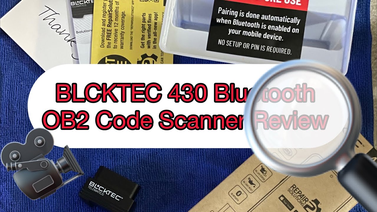 BLCKTEC 430 ODB2 Bluetooth Code Scanner Review - YouTube