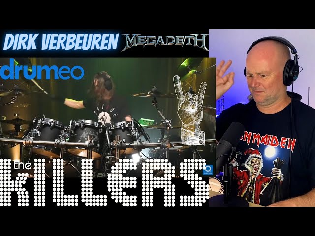 Drum Teacher Reacts: Megadeth Drummer Hears Mr. Brightside For The First Time | DIRK VERBEUREN class=