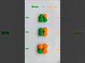 Green + Orange Clay mixing #art #colormixing #satisfying