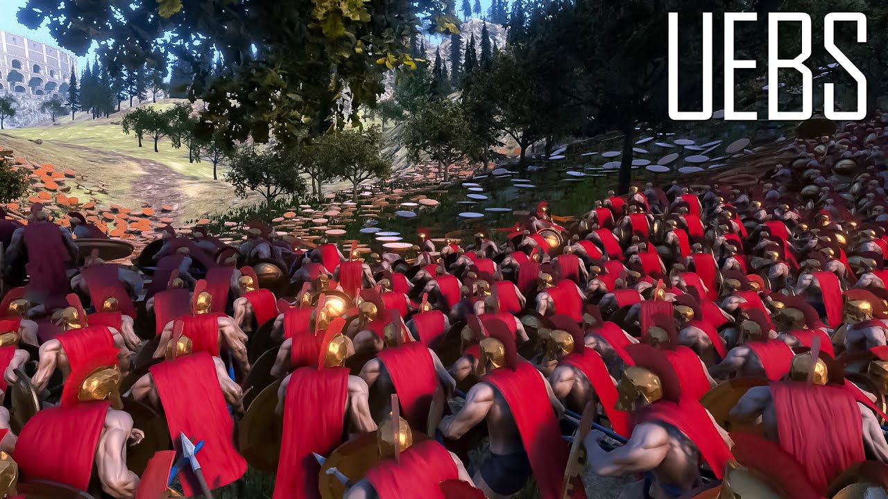 22.000 Spartans vs 16.000 Tables- Ultimate Epic Battle Simulator 2- UEBS 2