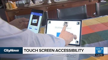Touch screen accessibility for the visually impaired