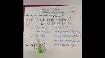 TN Class - 11 | Maths | Exercise - 7.5-(1)st Problem | (1)-Mark question@thanishmaths3760