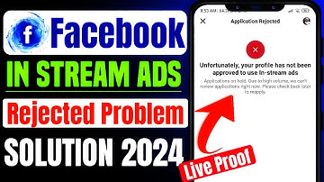 unfortunately your profile has not been approved to use in stream ads | 2024 in stream ads