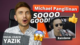 Vocal Coach YAZIK reaction to Michael Pangilinan - Rainbow (South Border)