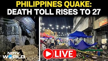 Philippines Earthquake | Video Shows People Running In Panic As Massive Quake Hit Philippines