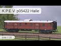 K.P.E.V. p05422 Halle baggage wagon built by Tillig 01070 » #iwii