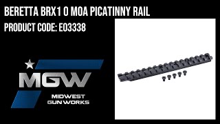 Beretta BRX1 0 MOA Picatinny Rail - E03338