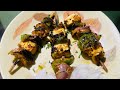 Home made Paneer Tikka without grill with me. #Paneer #tikka