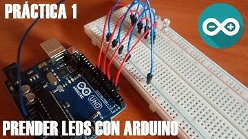 PRENDER Y APAGAR 4 LEDS EN ORDEN | ARDUINO PRÁCTICA 1
