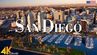 San Diego 4K drone view • Amazing Aerial View Of San Diego | Relaxation film with calming music