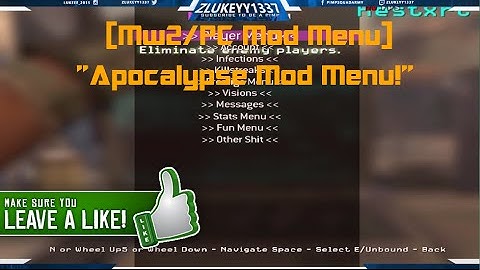 [Mw2/PC] | "Apocalypse V2 Mod Menu!" | "Hosted By: zLukeyy1337" + Download!