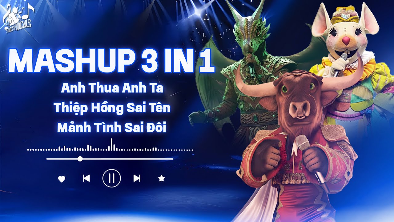 MASHUP 3 IN 1 | ANH THUA ANH TA x THIỆP HỒNG SAI TÊN x MẢNH TÌNH SAI ĐÔI | MASHUP Ca Sĩ Giấu Mặt