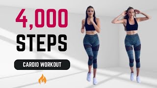 4000 steps indoor walking workout / do it twice and get 8000 steps!