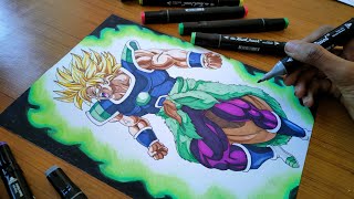 Drawing Broly Super Saiyan - Timelapse screenshot 1