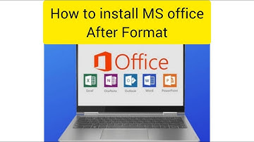 How to Install MS Office after Format # Get Microsoft office back after formatting PC