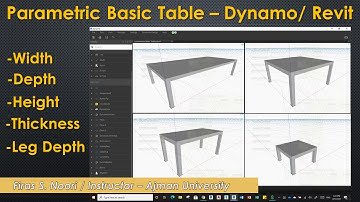Making a Parametric Basic Table in Dynamo - Revit
