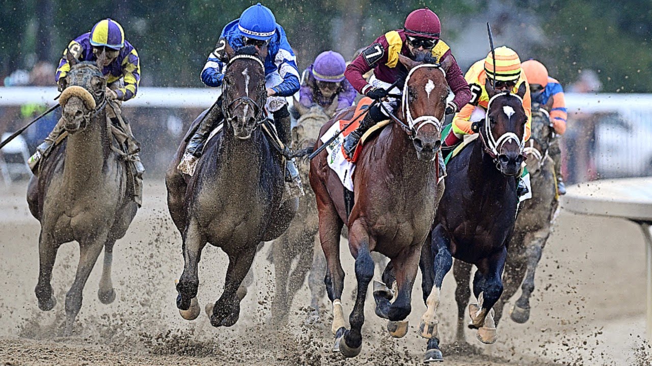 SOVEREIGNTY побеждает в Belmont Stakes 2025 года по версии NYRA Bets!