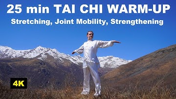 25 MIN TAI CHI WARM UP for COMPLETE FITNESS - Stretching, Joint Mobility and Strengthening