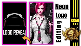 Battleground mobile india neon logo create | Gaming channel create neon logo | create pubg neon logo screenshot 3