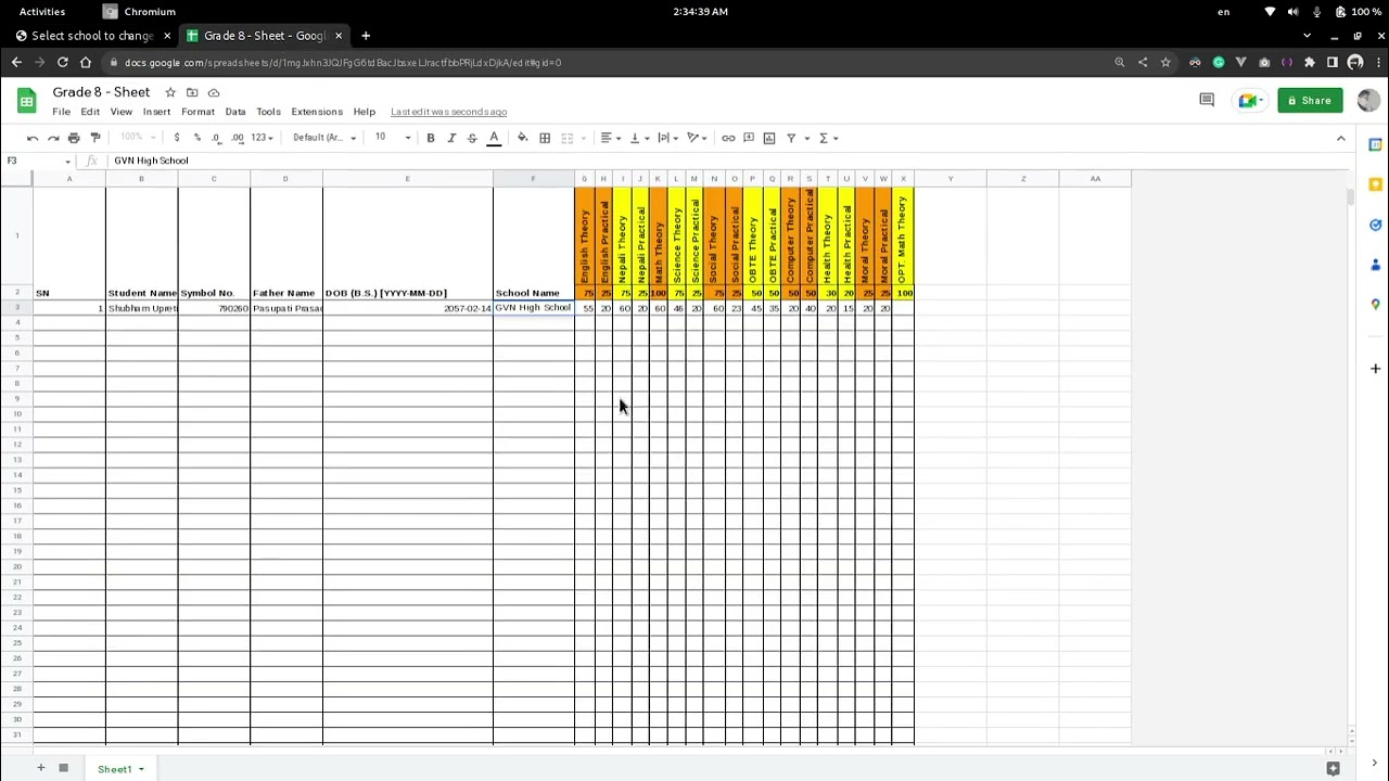 Class 8 - BLE Result System