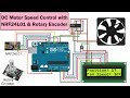 DC Motor Speed Control with NRF24L01, Rotary Encoder & Arduino