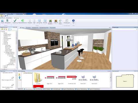 xCAD 3D Raumplaner   Workshop einer Küchenplanung