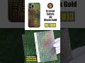 3D BLACK GOLD | CRYSTAL SERIES MOBILE BACK SKINS | 3D SKINS | BEST SERVICES | CALL 8377907080