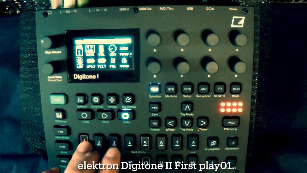 elektron Digitone II First play01. - YouTube