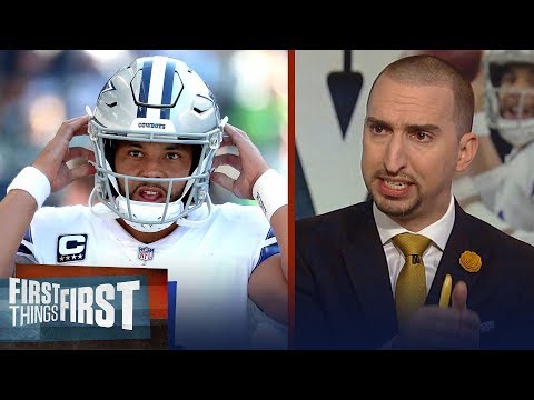 Nick Wright blames Dak Prescott for the Cowboys shutout loss to the Colts | NFL | FIRST THINGS FIRST