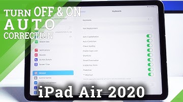 How to Turn On / Off Auto-Correction on iPad Air 2020 – Correct Misspelled Words