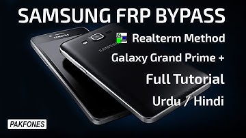 Samsung FRP Bypass Realterm Method - Bypass Google Account on Any Samsung on 6.0.1