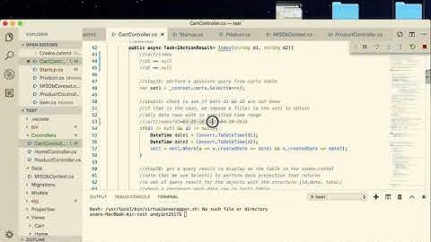 .NET Core 2.2: Shopping cart part4